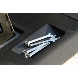 Alfombra plastica de box Polisport negro 8982200006