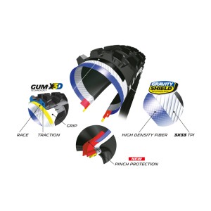 Neumático bicicleta MICHELIN Wild Enduro Rear Gum-X Competition Lin...