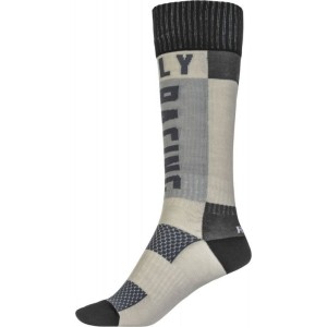 Calcetines infantiles FLY RACING MX (gruesos) - Gris / Negro