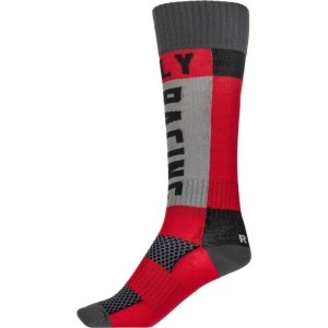 Calcetines infantiles FLY RACING MX (gruesos) - Rojo / Gris