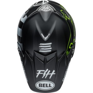 Casco BELL Moto-9S Flex - Fasthouse MC Core Matte Black/Yellow