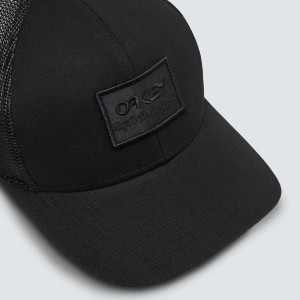 Gorra OAKLEY B1B HDO patch trucker - Negro