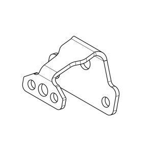 Luz de matrícula Holder HIGHSIDER pro S - negro - 1 pieza