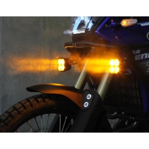 Luz de carretera DENALI DL4 Hybrid Driving - Lente ámbar