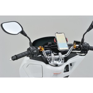 Barra de refuerzo de manillar DAYTONA aluminio anodizado negro - 250mm