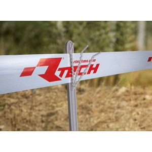 Estaca para cinta de marcaje RACETECH blanco con logo