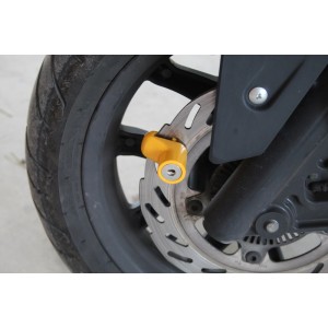 Candado de disco VECTOR Disc Mini - Ø5mm - Amarillo