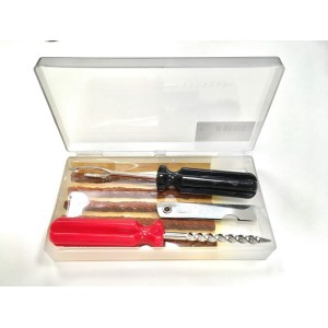 Kit de mechas para reparacion neumáticos tubeless V PARTS moto