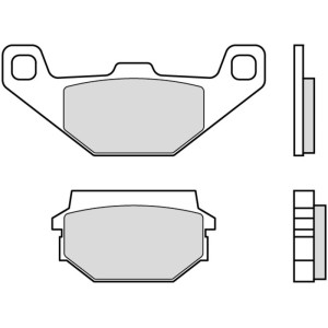 Pastillas de freno orgánicas Brembo 07023