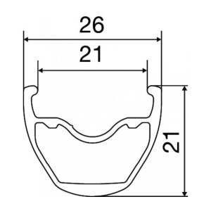 Rueda delantera MAVIC CROSSRIDE FTS-X 29 IS QR