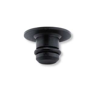 Tapones para rosca retrovisor HIGHSIDER aluminio CNC M10 - Negro mate