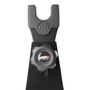 Expositor bicicleta Ajustable Super B. Sujeción lateral al eje trasero