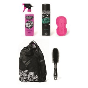 Kit completo de limpieza MUC-OFF: Protector, limpiador, esponja y c...
