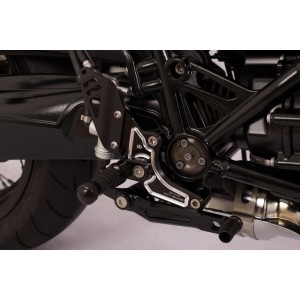 Estriberas retrasadas GILLES RCT10, negro / plata