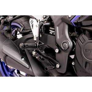 Estriberas retrasadas GILLES FXR, negro