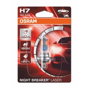 Lámpara OSRAM H7 Night Breaker Laser Light 12V 55W PX26d - 1 ud