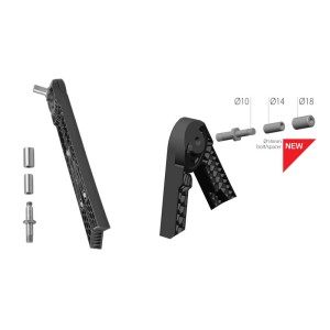 Triangulo lateral de plastico POLISPORT negro