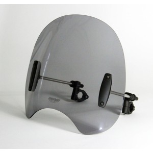 Pantalla corta MRA Roadshield RO, ahumado, longitud 38 cm, altura 3...