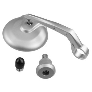 Retrovisor ambos lados universal V PARTS al puño plata redondo