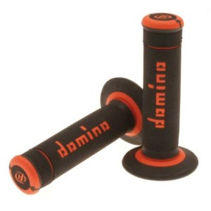 Puños off road DOMINO Extrem negro/naranja A19041C4540