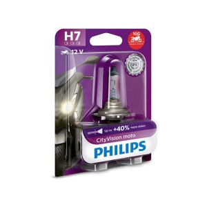 Lámpara PHILIPS H7 CityVision Moto 12V / 55W - 1 ud