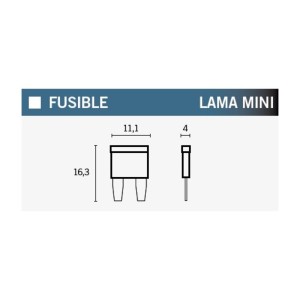 Mini fusibles V PARTS 5A - 100 uds