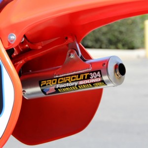 Kit de bufanda de escape Pro Circuit Works + Silencioso 304, Honda ...