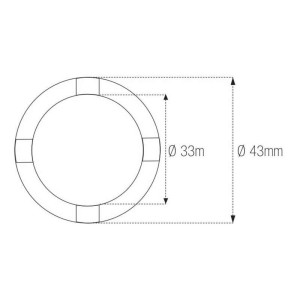 Vaso almenado cilíndrica con muescas MOTION PRO Suzuki