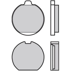 Pastillas de freno orgánicas Brembo 07KA0223