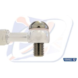 Tornillo alomado 5/16¨ Venhill cromado