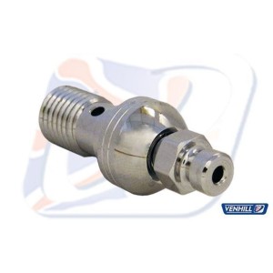 Tornillo con sangrador M10x1.25 Venhill cromado