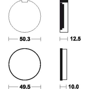 Pastillas de freno Tecnium MA3 Orgánicas