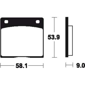 Pastillas de freno Tecnium MA12 Orgánicas