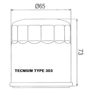 Filtro de aceite TECNIUM - 791805