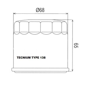 Filtro de aceite TECNIUM - 793800
