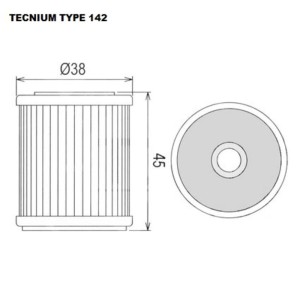 Filtro de aceite TECNIUM - 794804