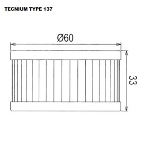 Filtro de aceite TECNIUM - 793806
