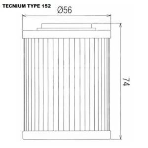 Filtro de aceite TECNIUM - 796801