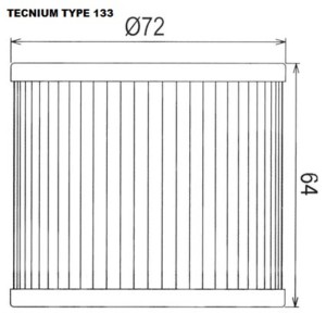 Filtro de aceite TECNIUM - 793805