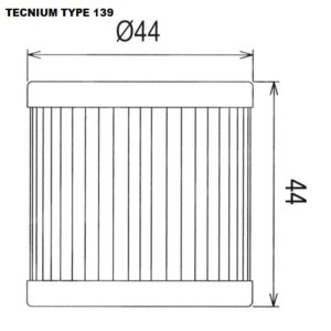 Filtro de aceite TECNIUM - 793802