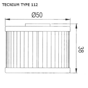 Filtro de aceite TECNIUM - 791803