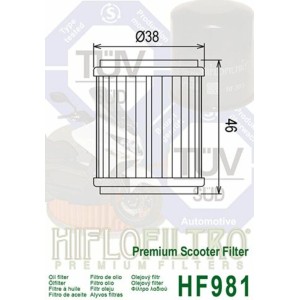 Filtro de aceite HIFLOFILTRO - HF981