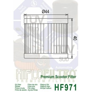 Filtro de aceite HIFLOFILTRO - HF971