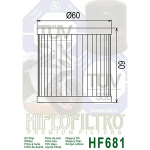 Filtro de aceite HIFLOFILTRO - HF681