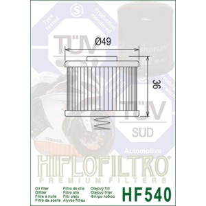 Filtro de aceite HIFLOFILTRO - HF540