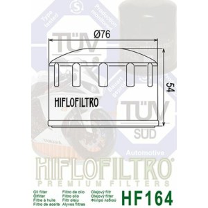 Filtro de aceite HIFLOFILTRO - HF164