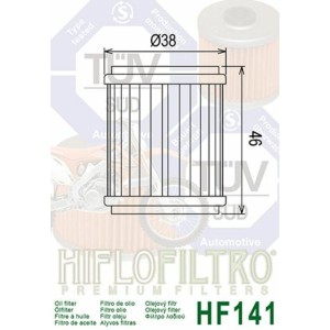 Filtro de aceite HIFLOFILTRO - HF141