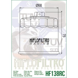 Filtro de aceite HIFLOFILTRO Racing - HF138RC