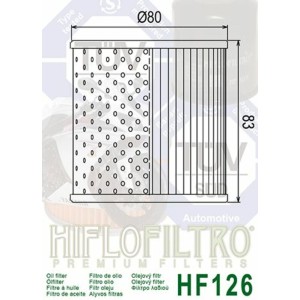 Filtro de aceite HIFLOFILTRO - HF126