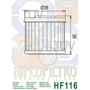 Filtro de aceite HIFLOFILTRO - HF116